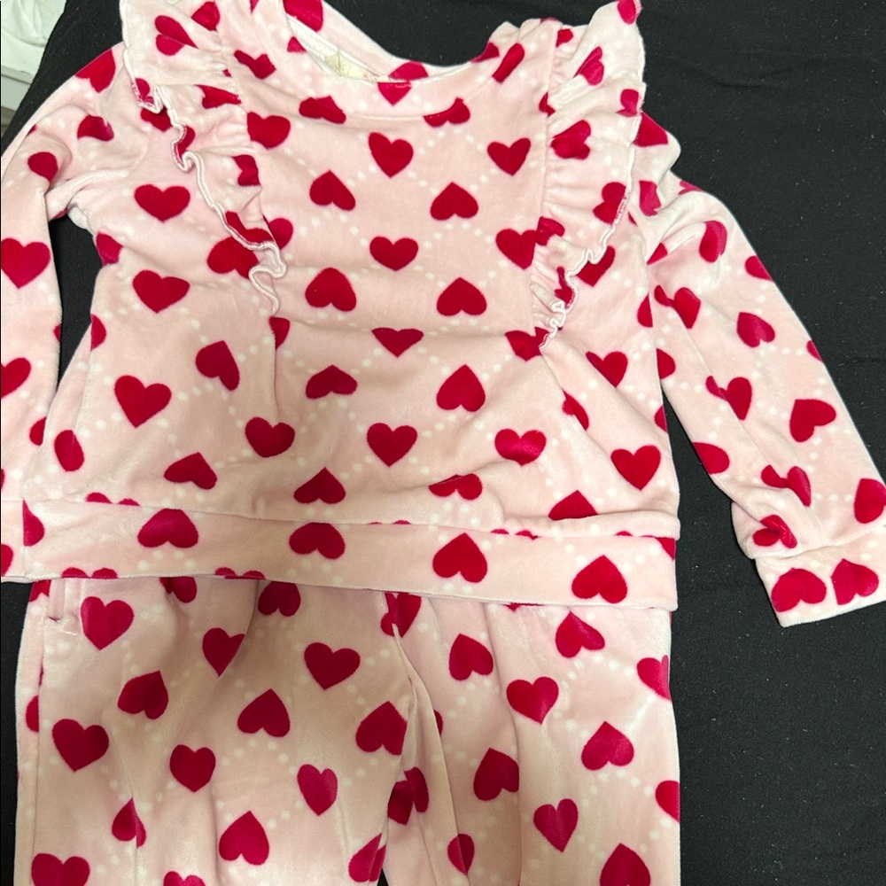 Pink Heart Kids Matching Set - Picture 1 of 5